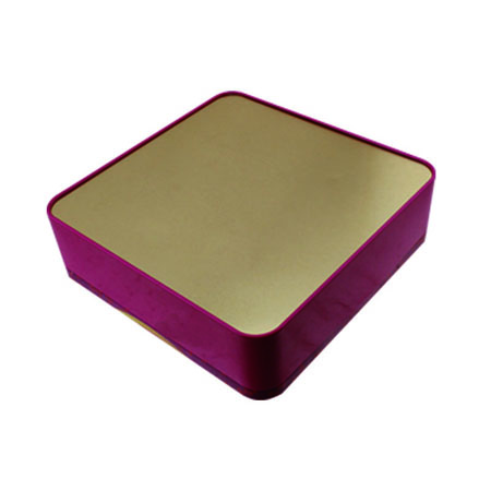 high quality square cookie tin box